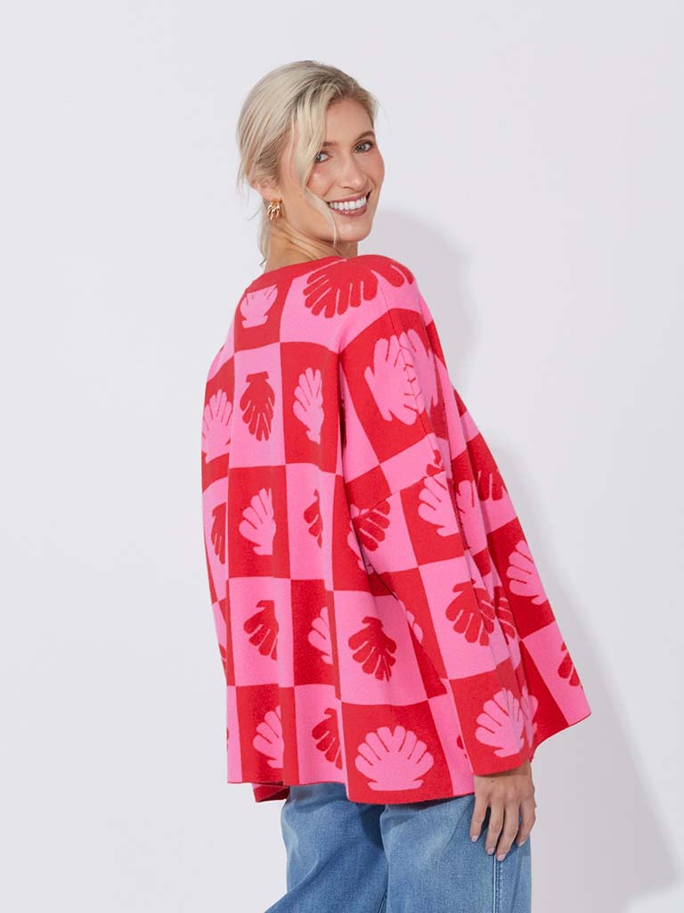 Haven Maui Jumper - Chilli & Pink