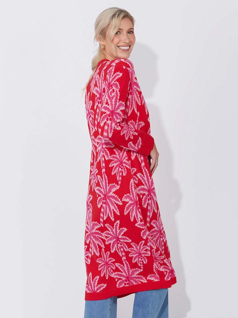 Haven Miami Cardigan - Chilli & Pink
