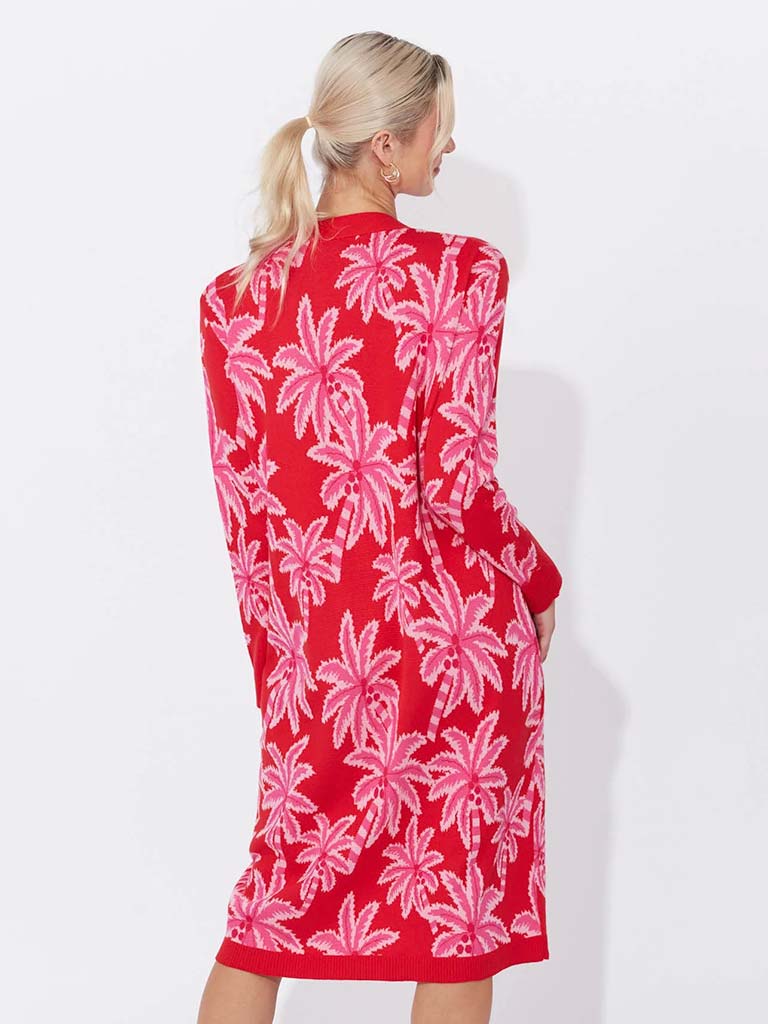 Haven Miami Cardigan - Chilli & Pink