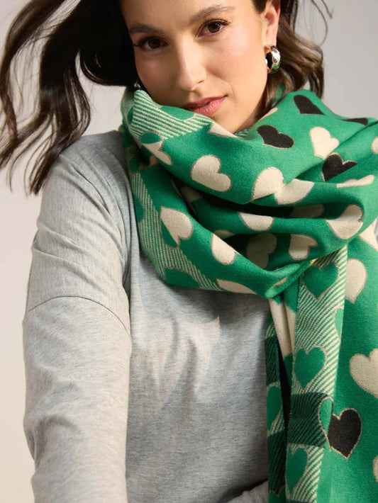 Haven Delphi Heart Scarf - Oasis