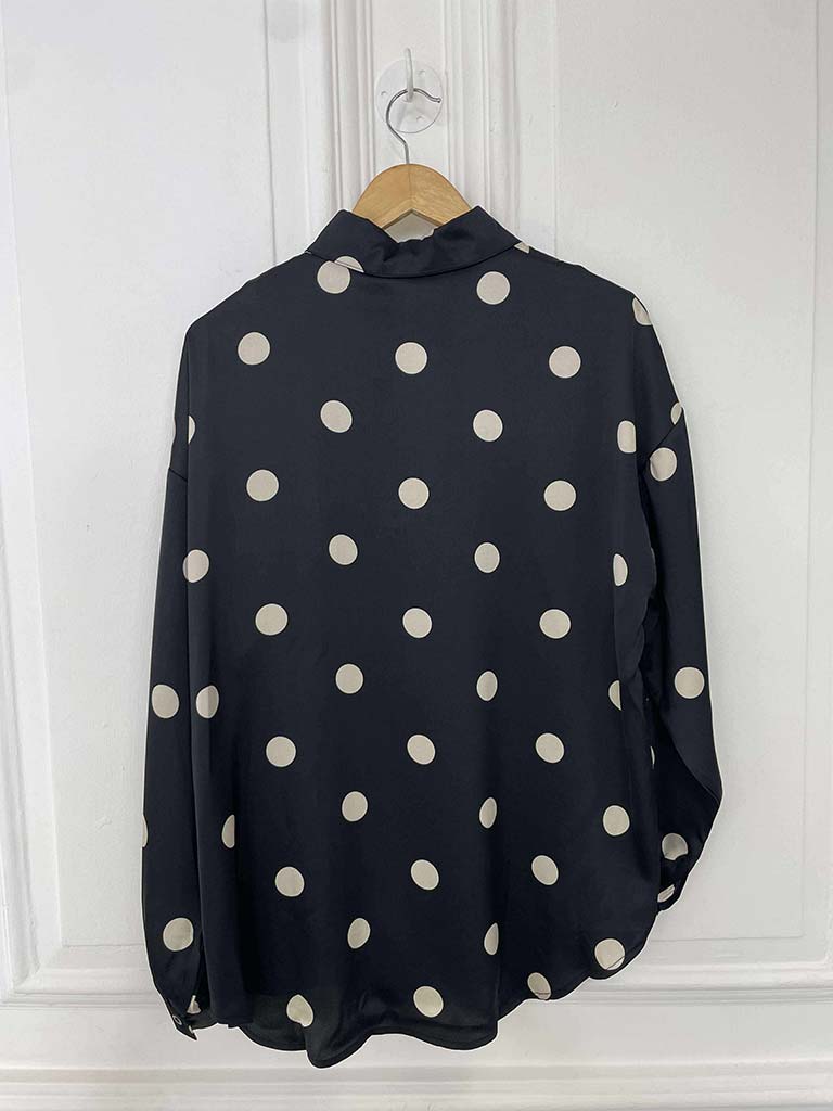 Polka Dot Shirt - Black