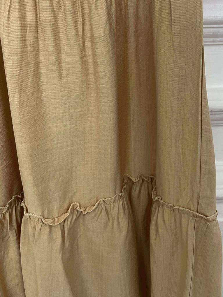 Tiered Midaxi Dress - Sand