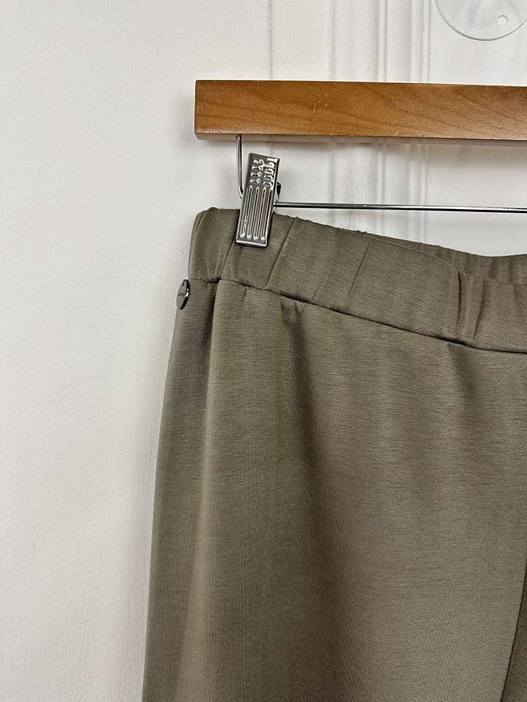 Malissa J Jersey Straight Leg Trousers - Mushroom
