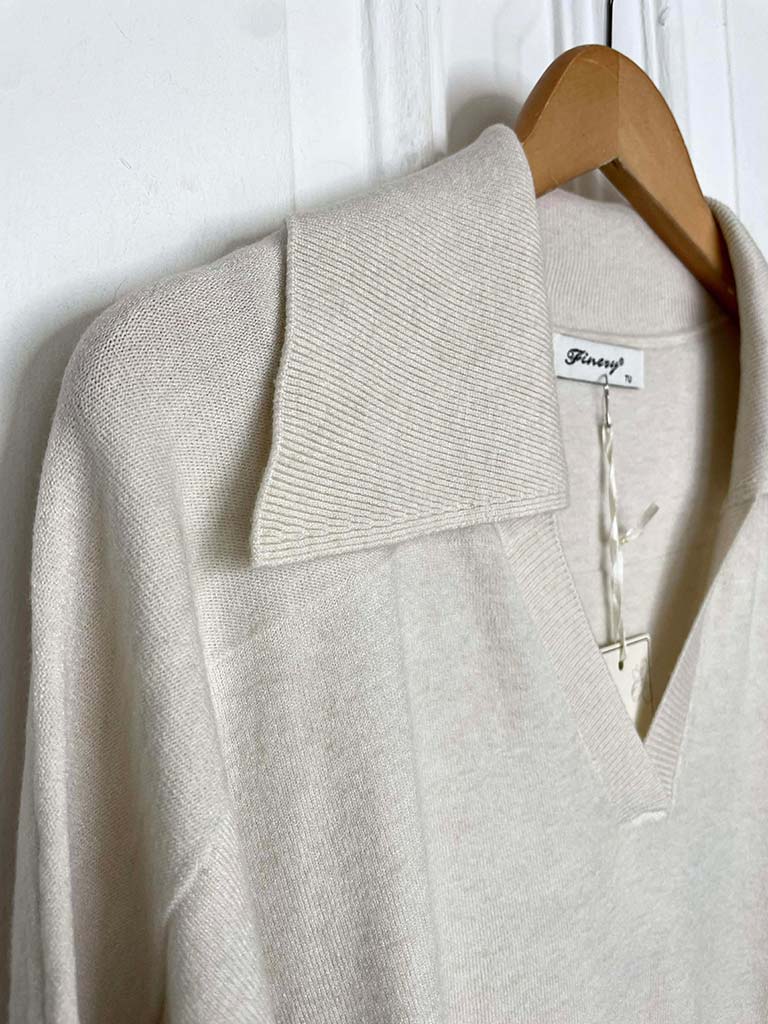 Collared Knit - Parchment