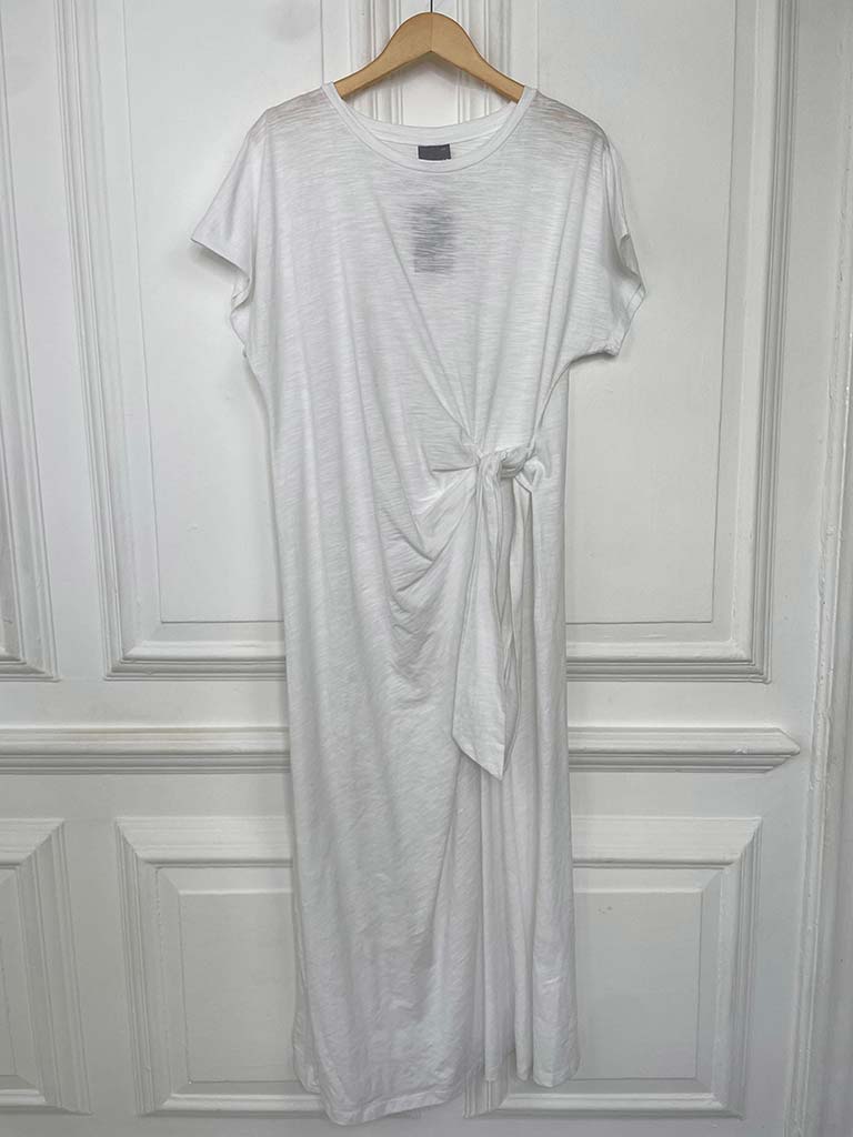 Cotton T-Shirt Maxi Dress - White
