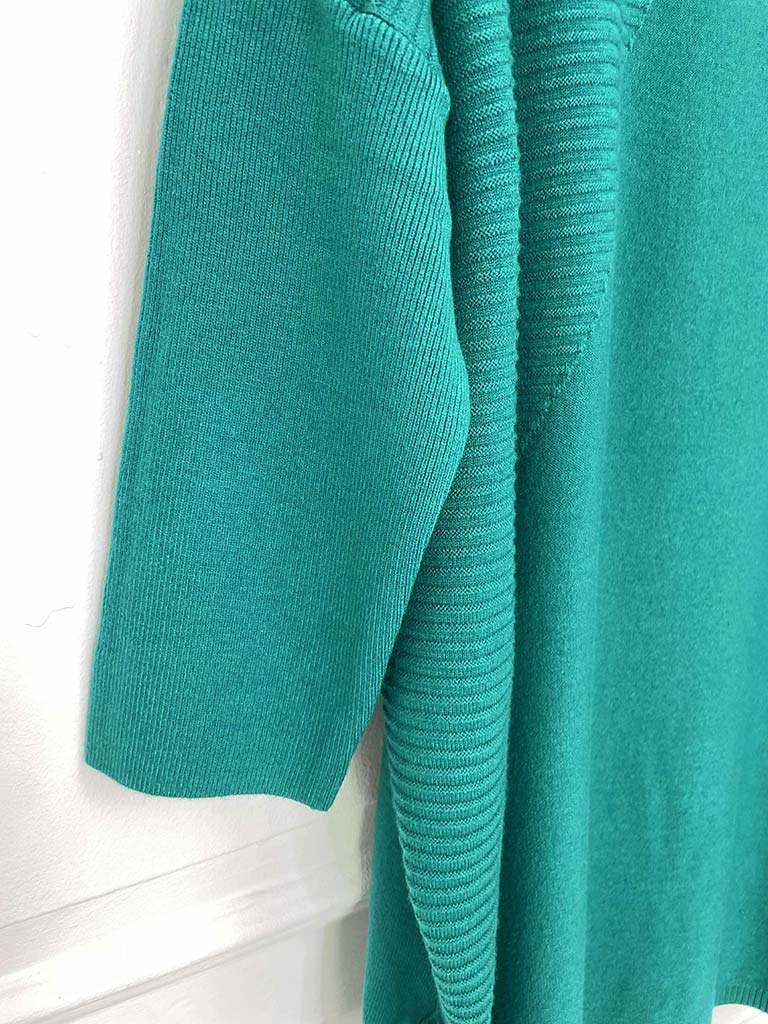 Eb&Ive Palmer Oversize Knit Tunic - Teal