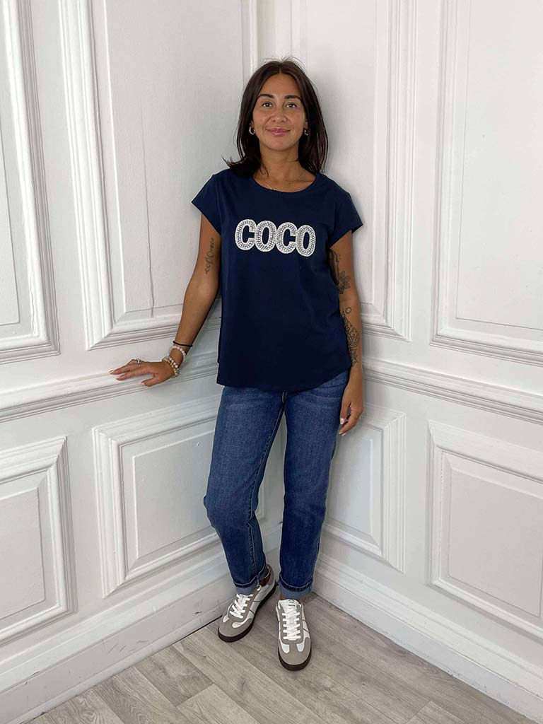 Straight Leg Stretchy Jeans - Classic Blue