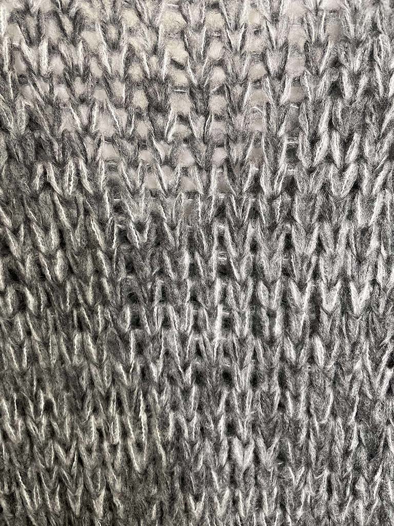 Slouchy Chunky Knit - Grey Marl