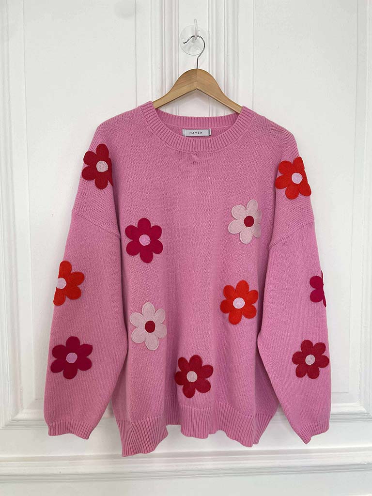 Haven Delphi Jumper - Chilli & Pink