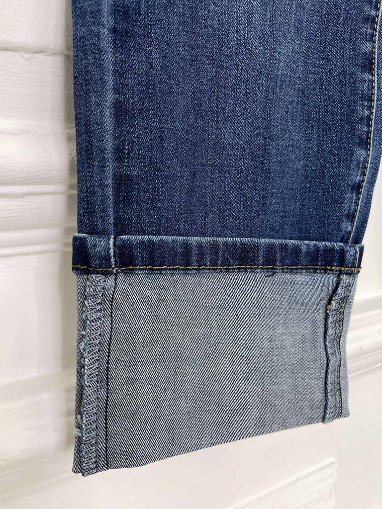 Turn Up Jeans - Classic Blue