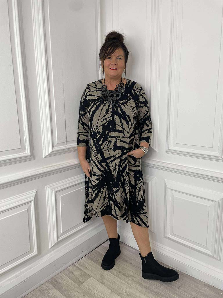 Malissa J Fragment Swing Dress
