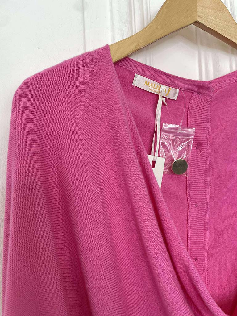 Malissa J Button Back Knit - Pink