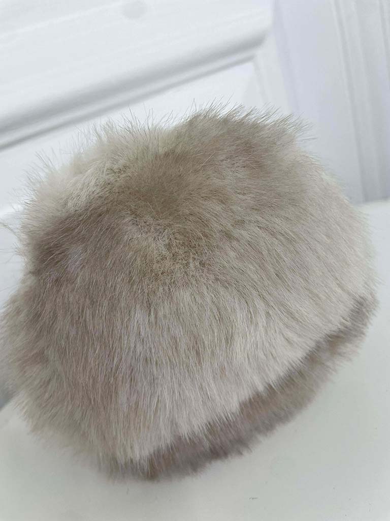 Malissa J Faux Fur Earmuffs - Stone