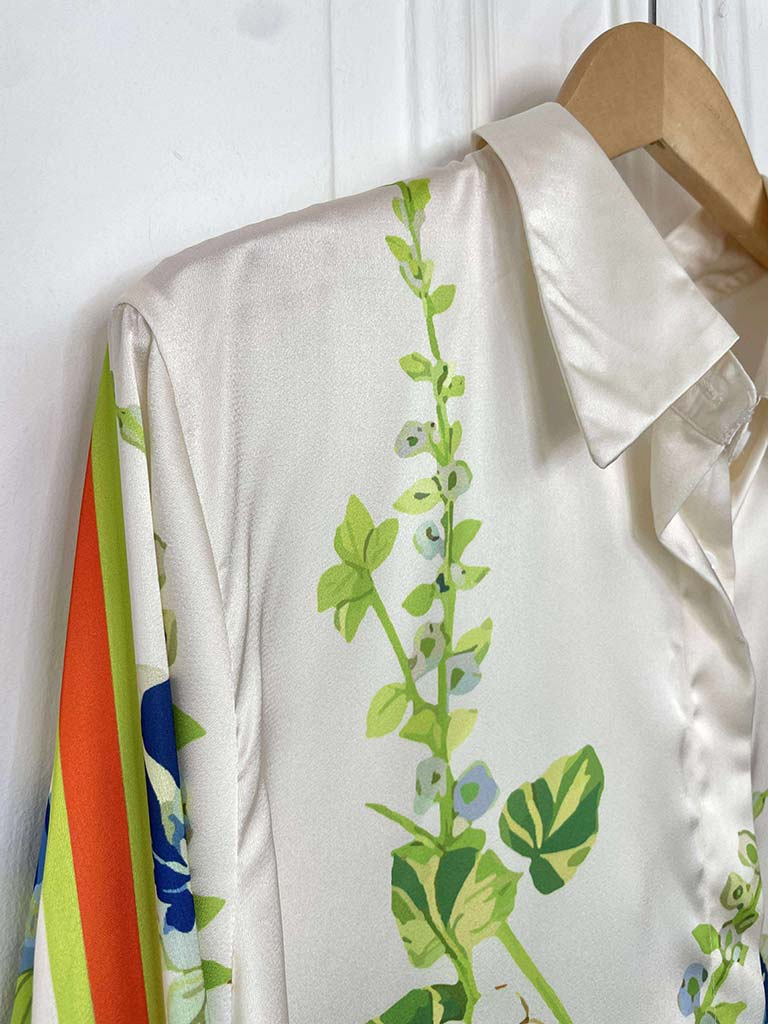 Lime Botanic Tie Back Co-ord