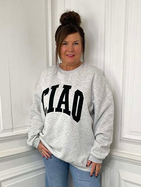 Ciao Sweatshirt - Grey Marl
