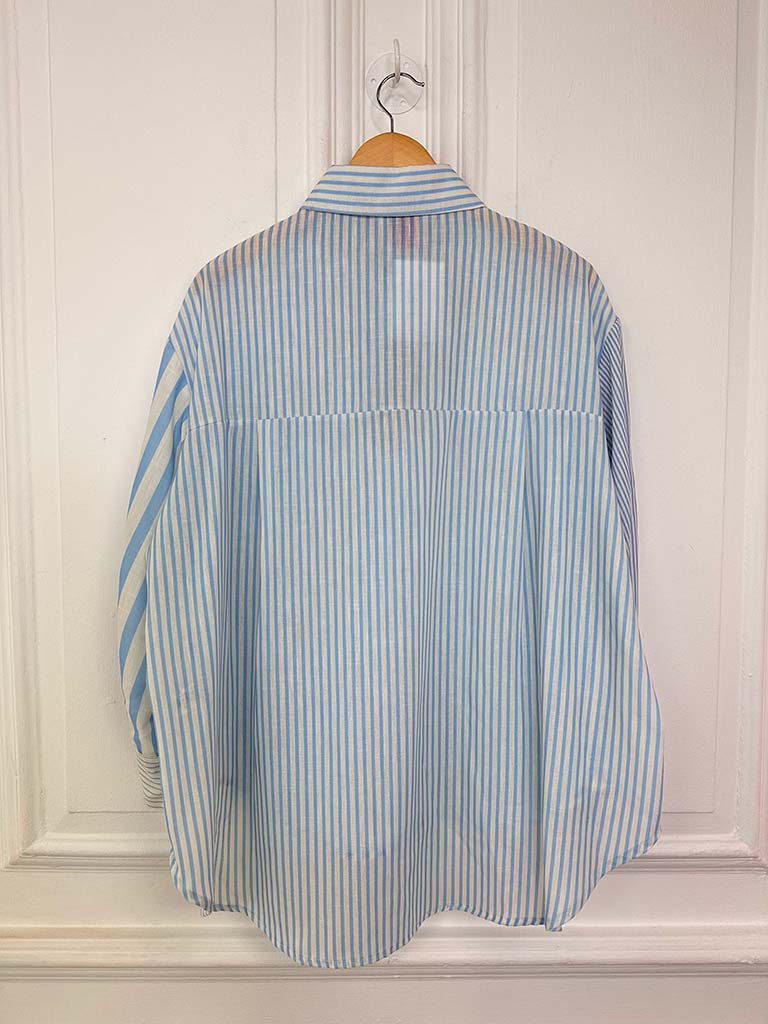 Candy Stripe Shirt - Sky