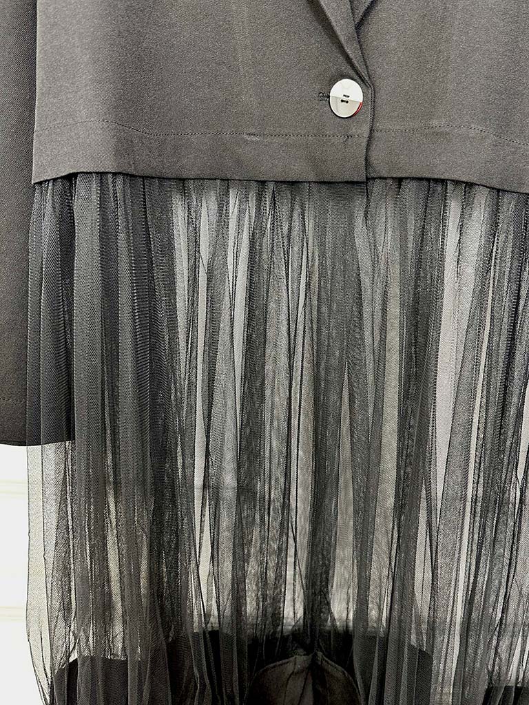 Sequin A-Line Tunic Dress - Green