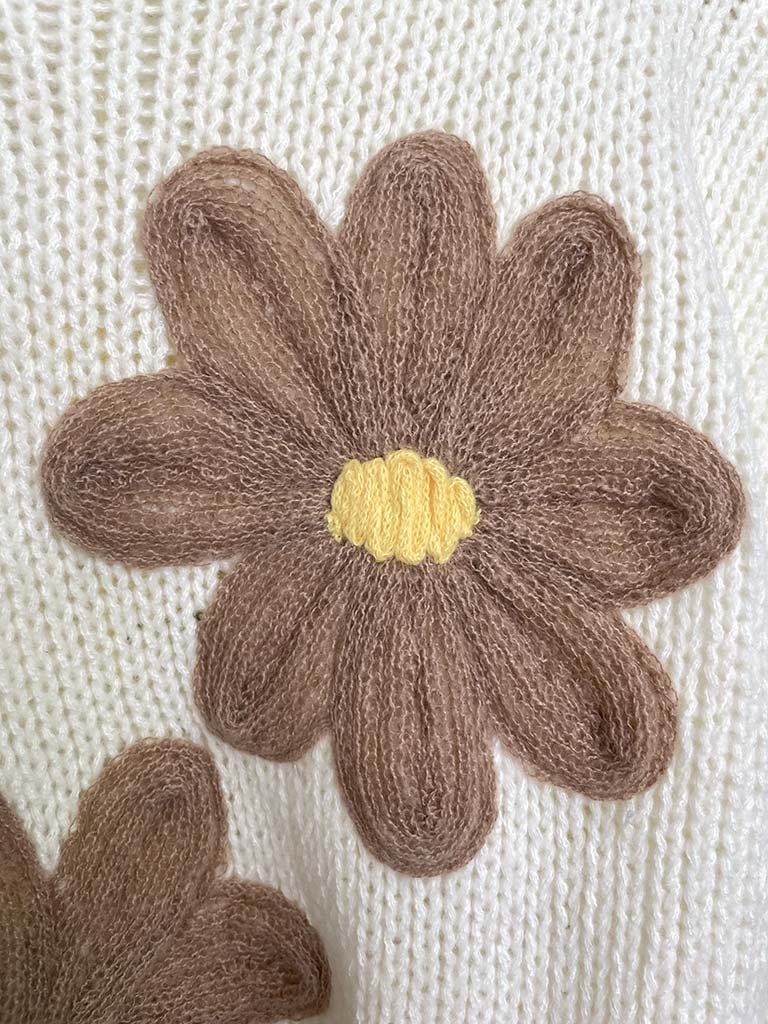 Daisy Knit - Ecru