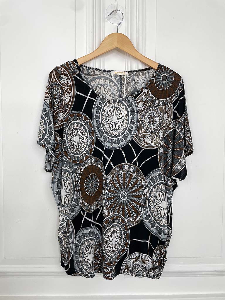 Malissa J Rococo Tee - Brown