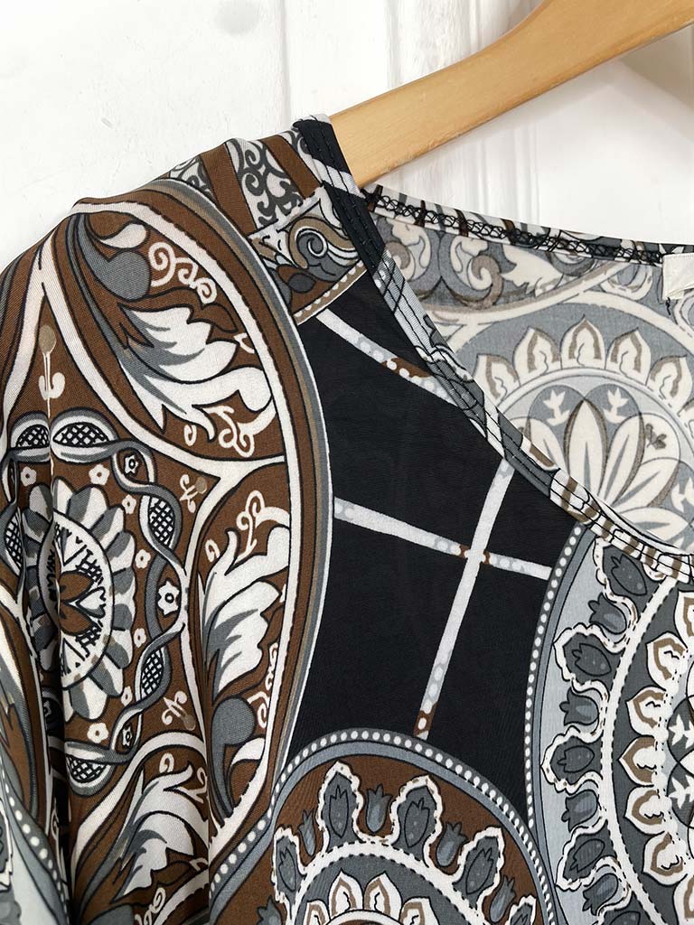 Malissa J Rococo Tee - Brown