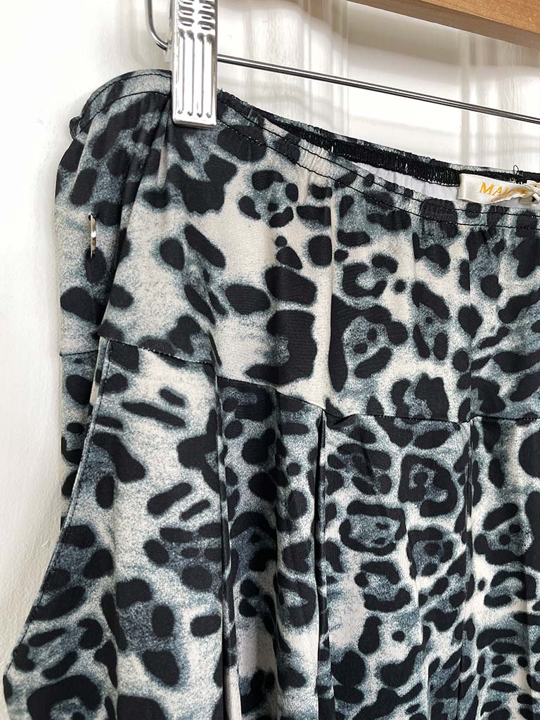 Malissa J Leopard Joggers - Grey