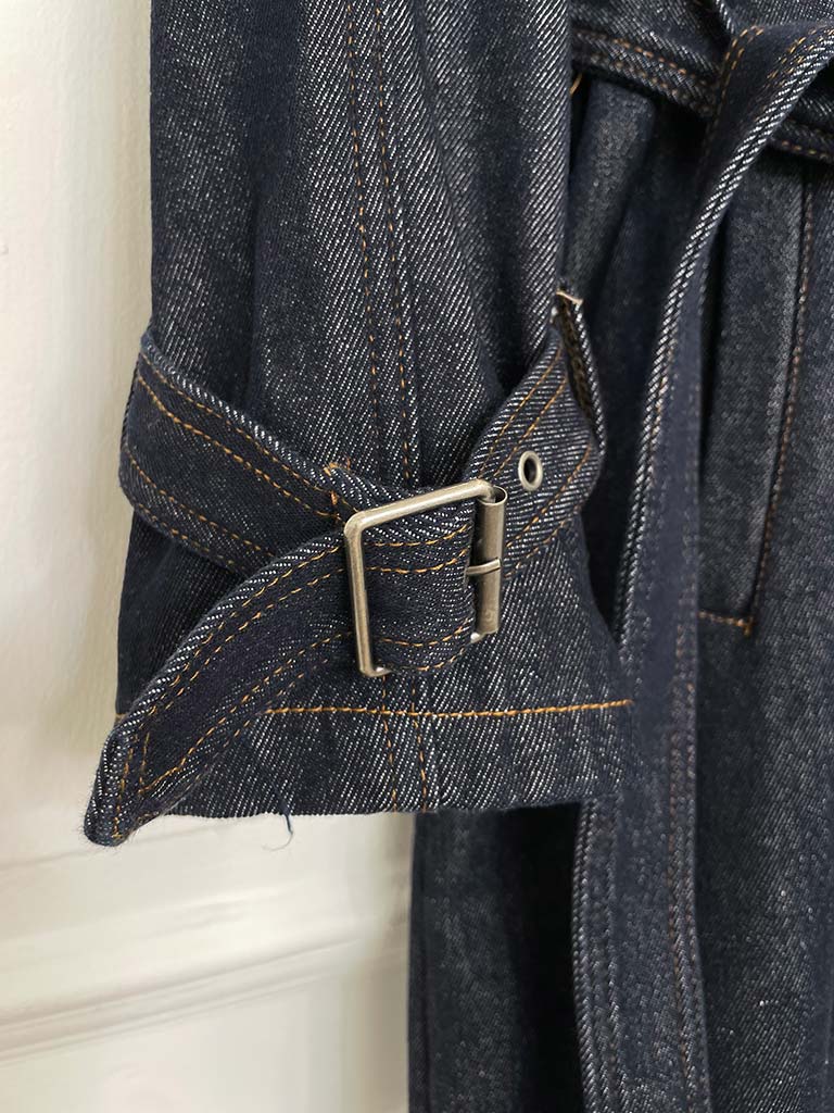 Denim Trench Coat