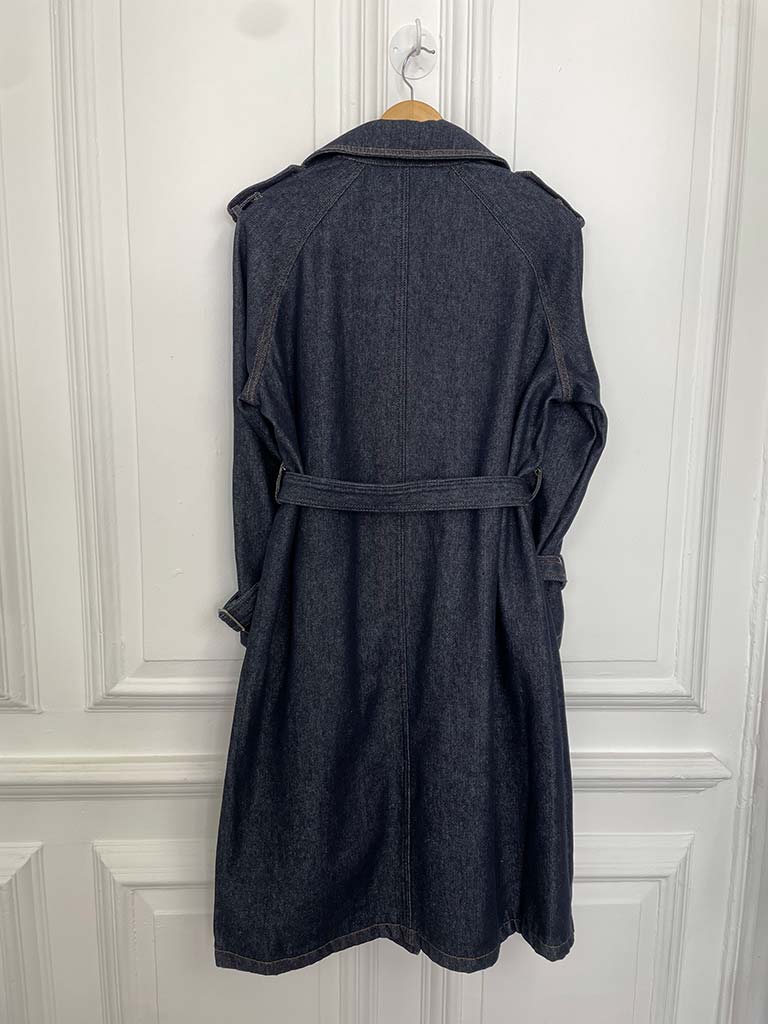 Denim Trench Coat