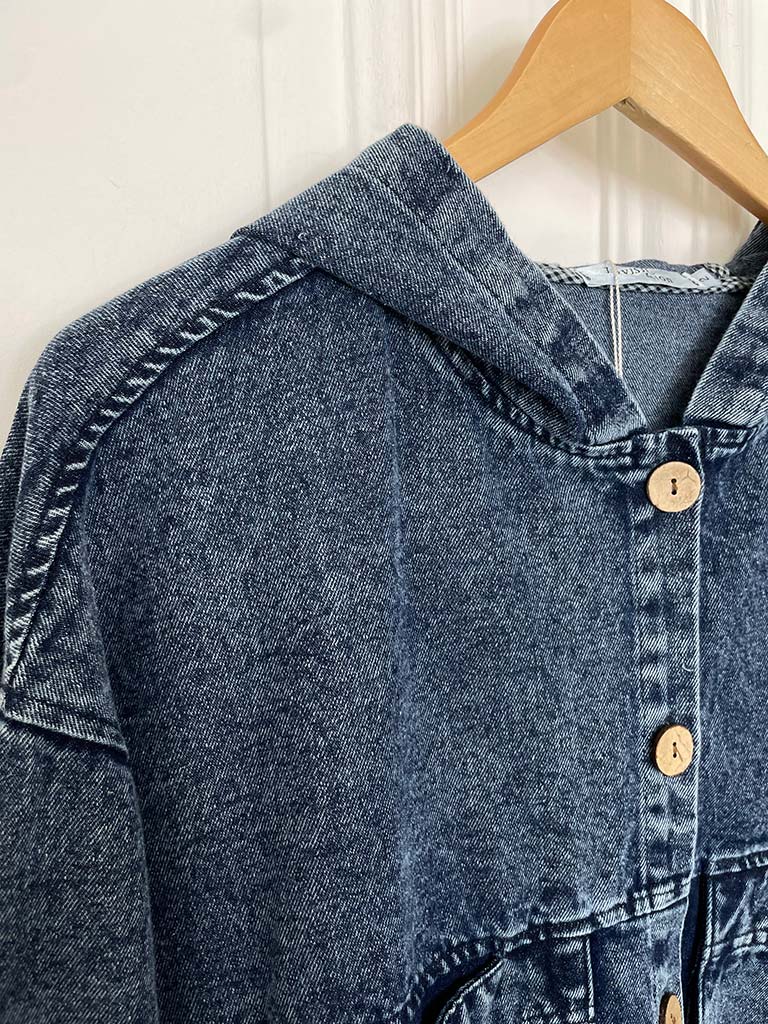 Hooded Denim Jacket