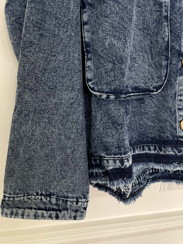 Hooded Denim Jacket