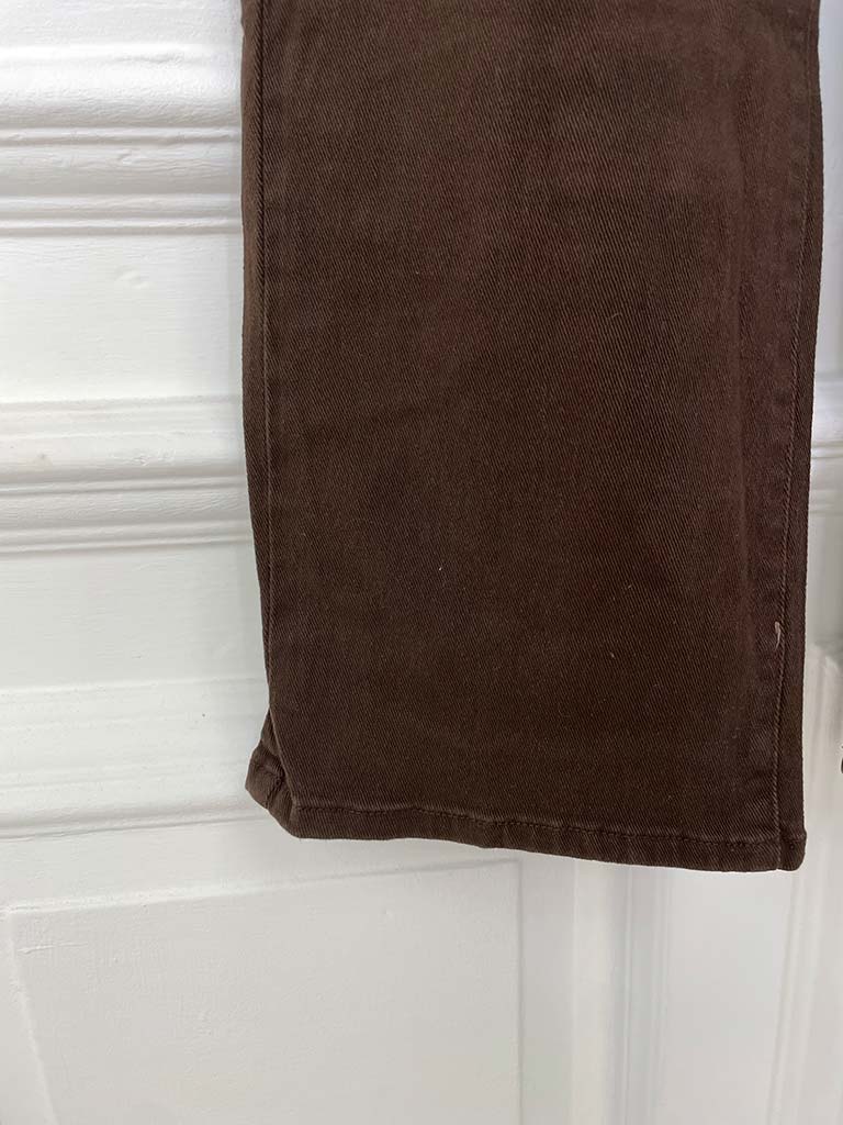G-Smack Wide Leg Jeans - Chocolate