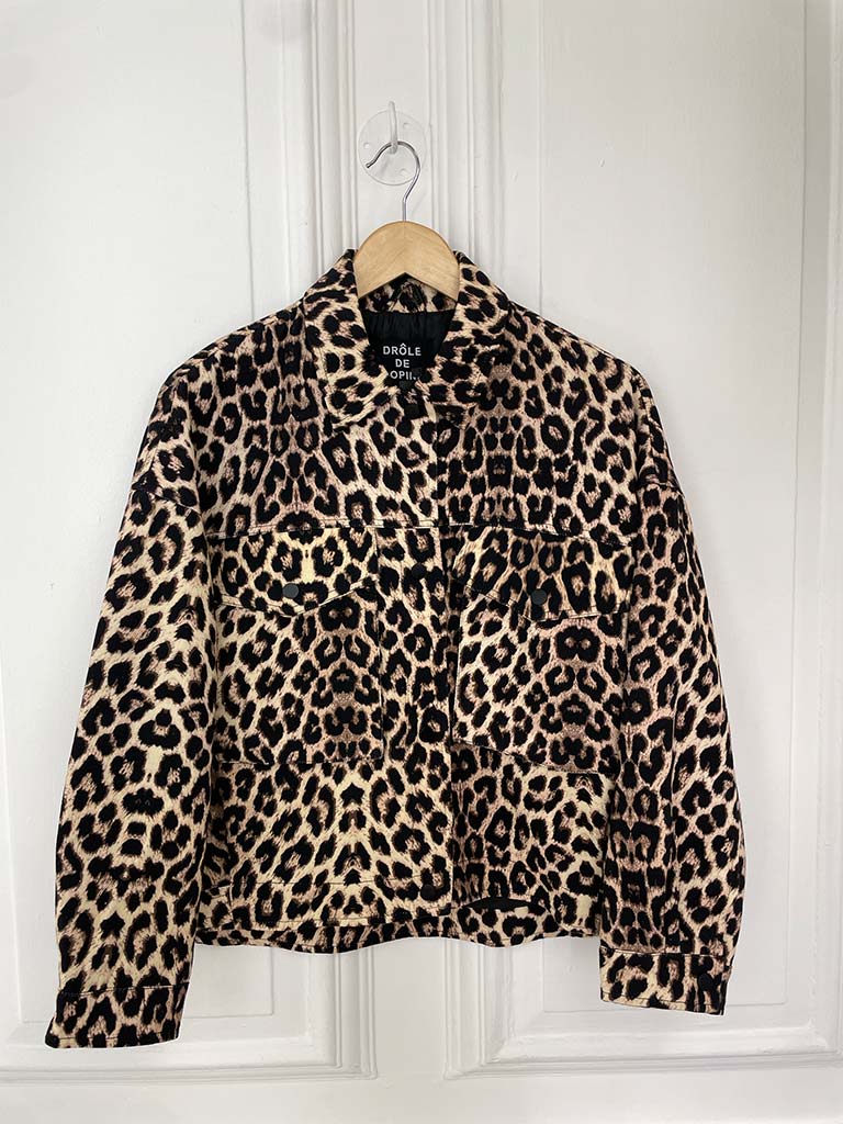 Leopard Canvas Jacket