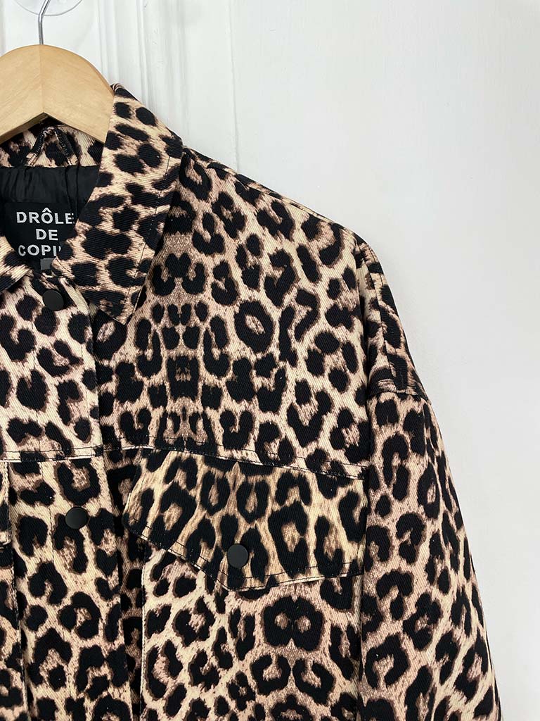 Leopard Canvas Jacket
