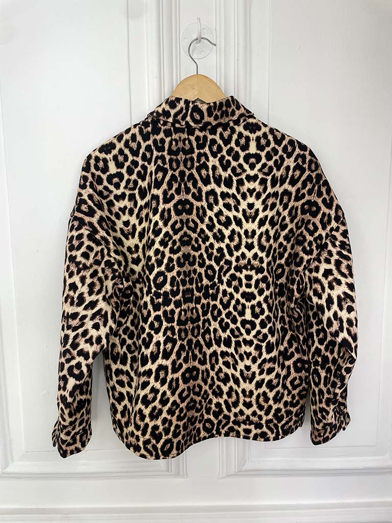 Leopard Canvas Jacket