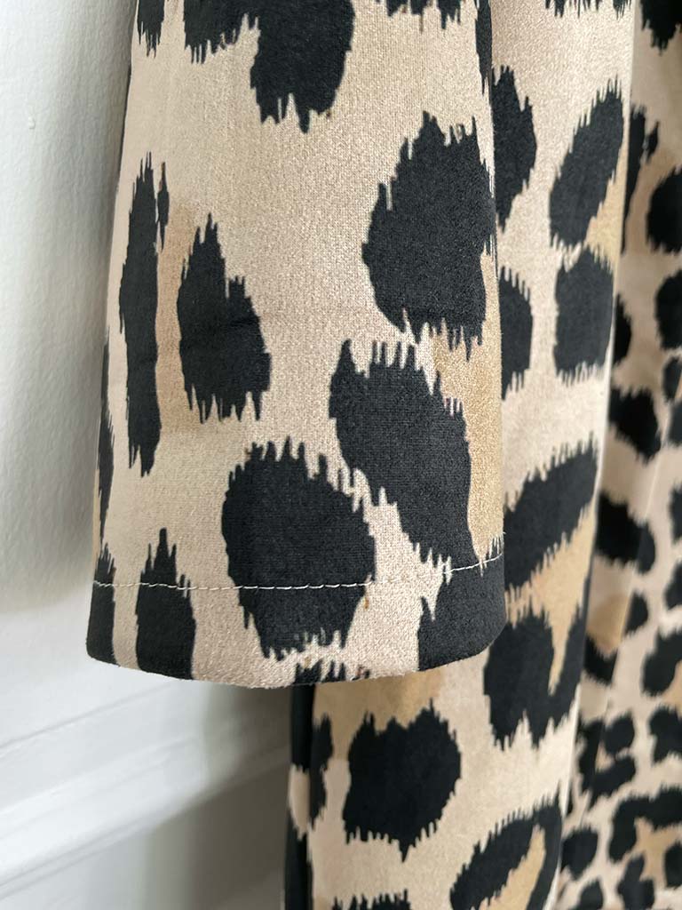 Leopard Oversized Boyfriend Jacket