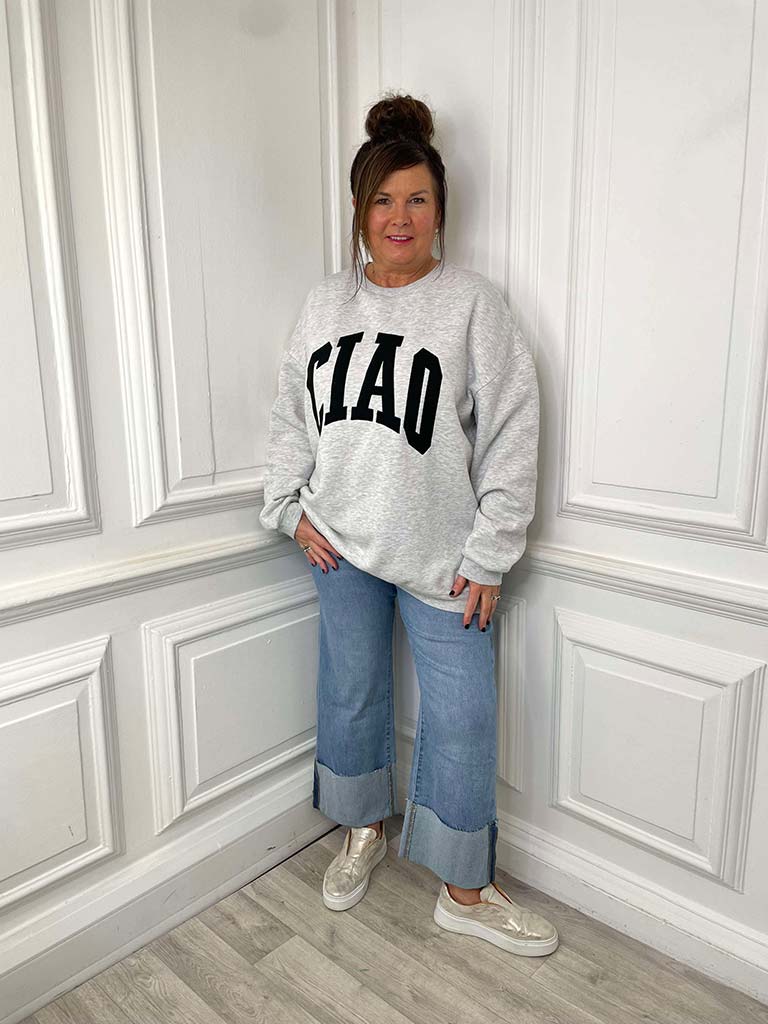 Ciao Sweatshirt - Grey Marl