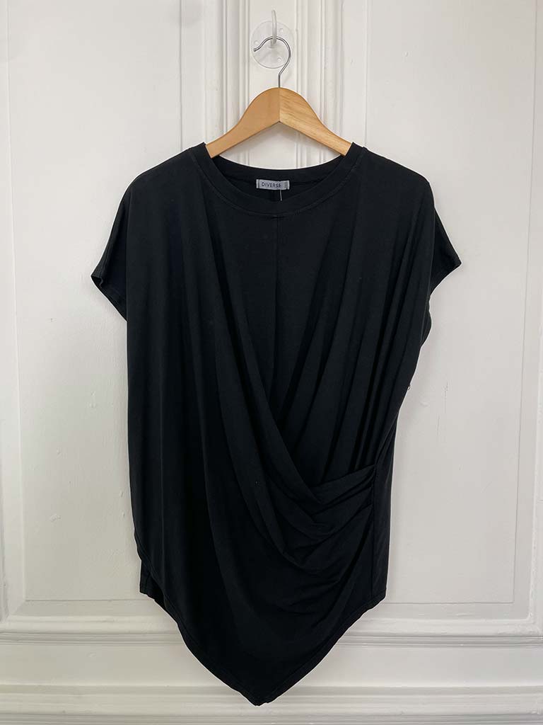 Wrap Tee - Black