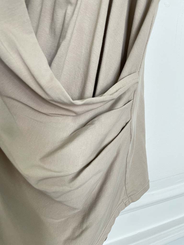Wrap Tee - Stone