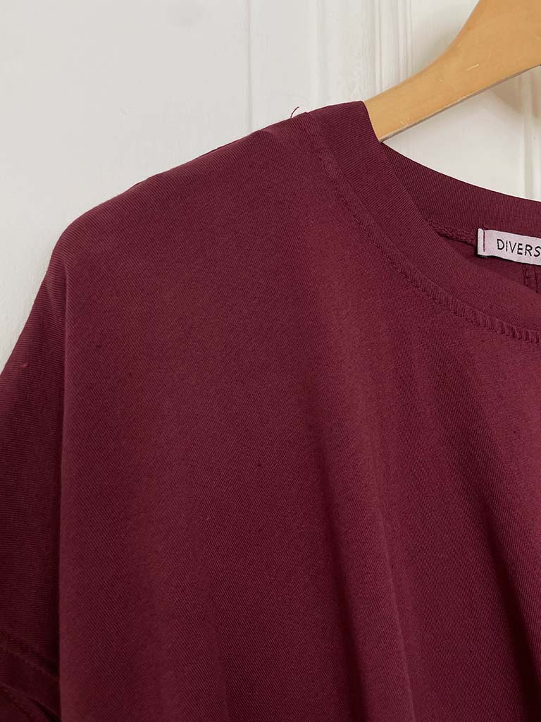 Wrap Tee - Merlot