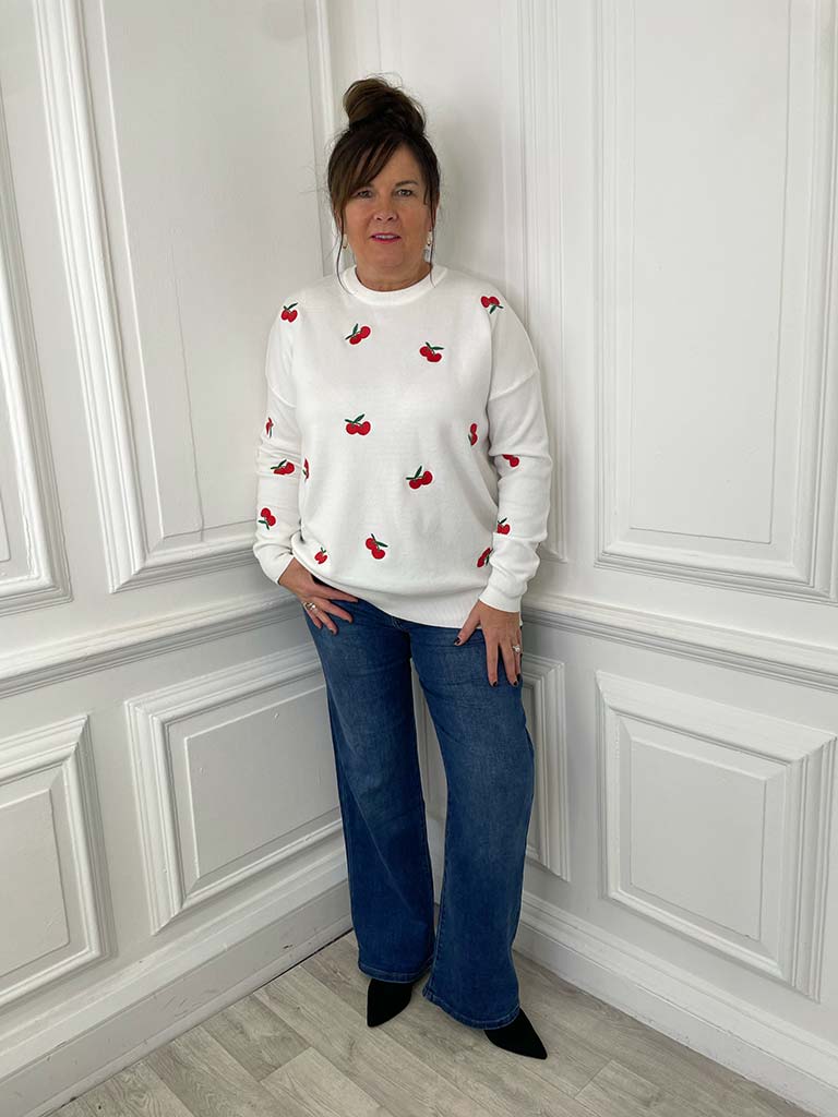 Cherry Knit - Warm White