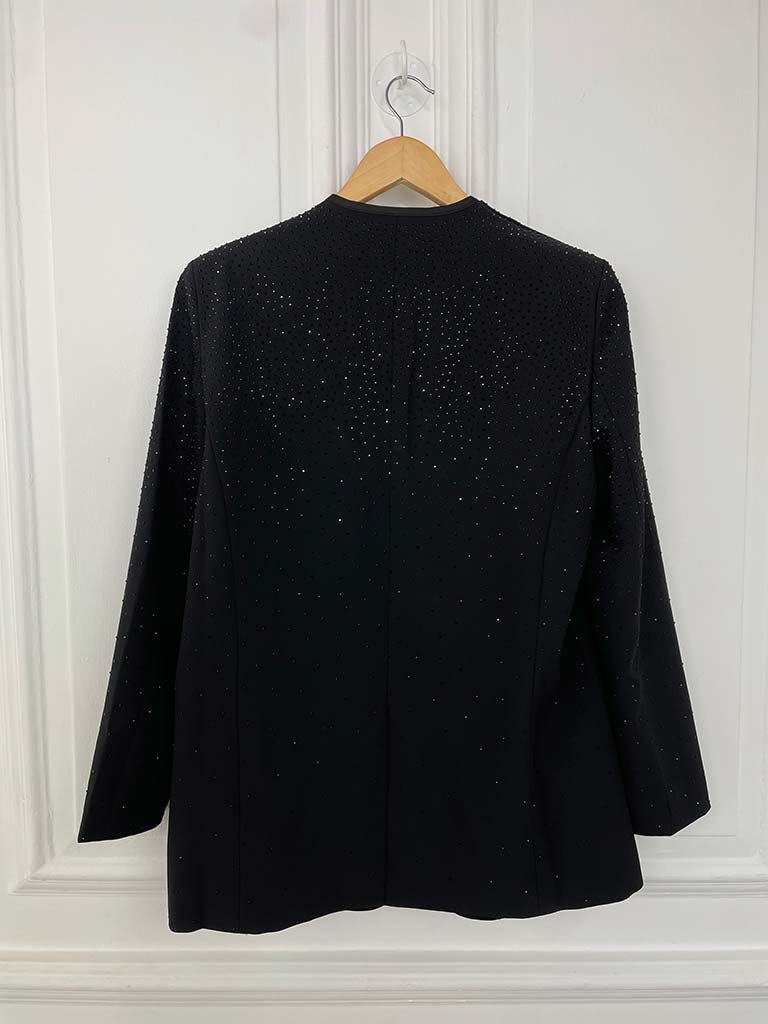 Malissa J Graduated Stud Blazer - Black