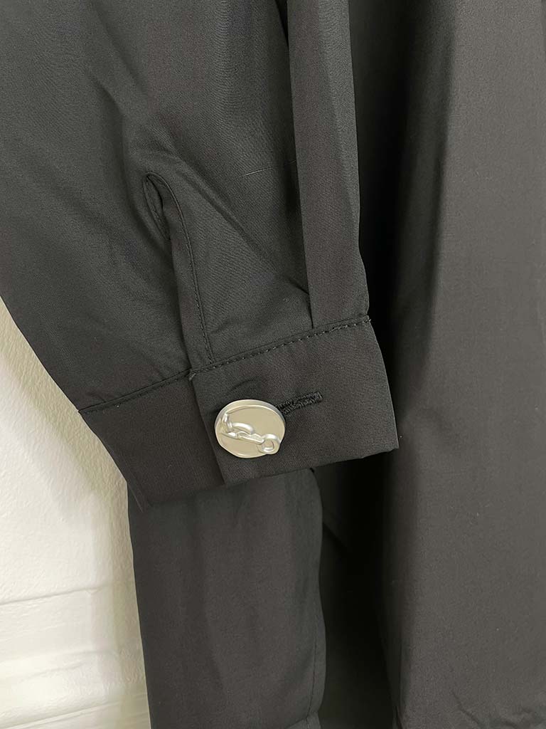 Malissa J Statement Button Shirt - Black