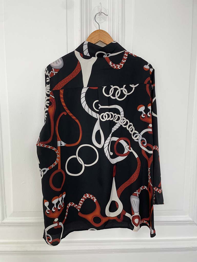 Malissa J Chain Print Shirt