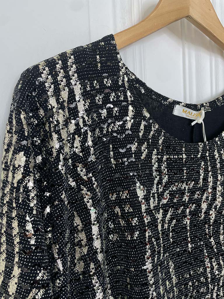 Malissa J Metallic Shimmer Top