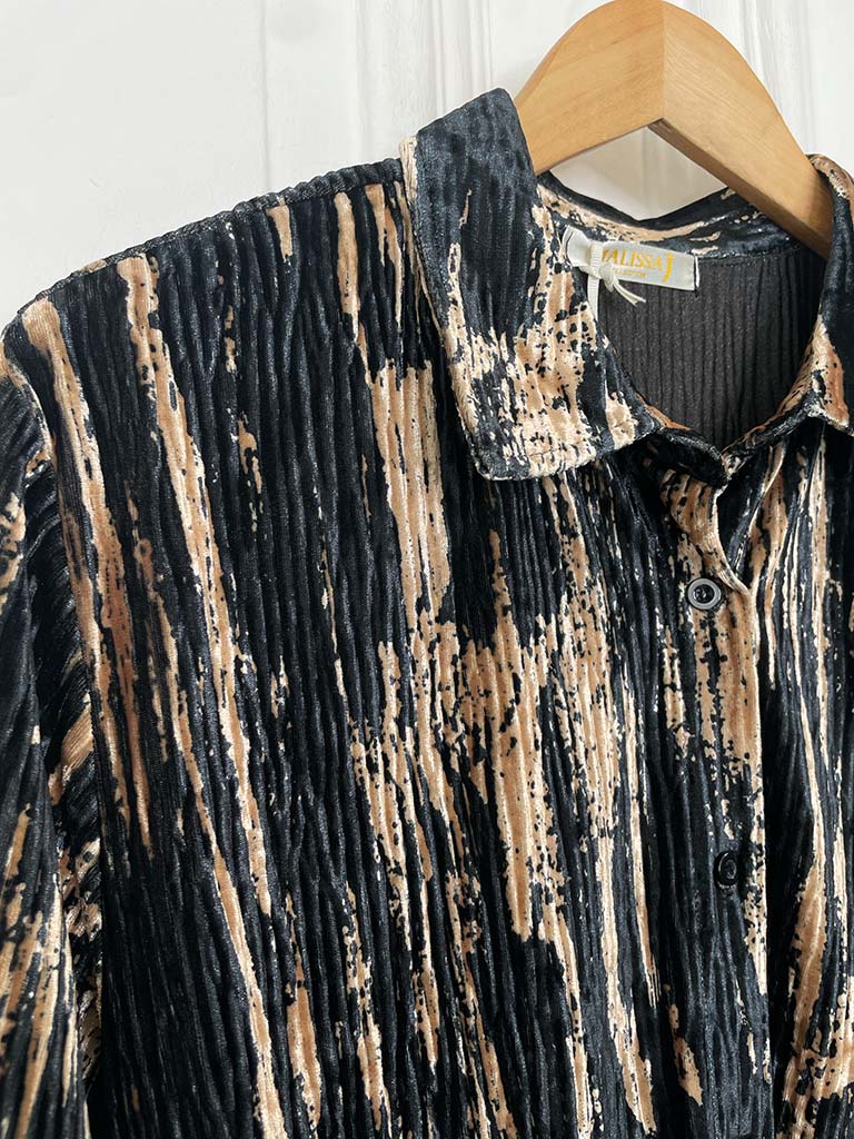 Malissa J Molten Metallic Shirt