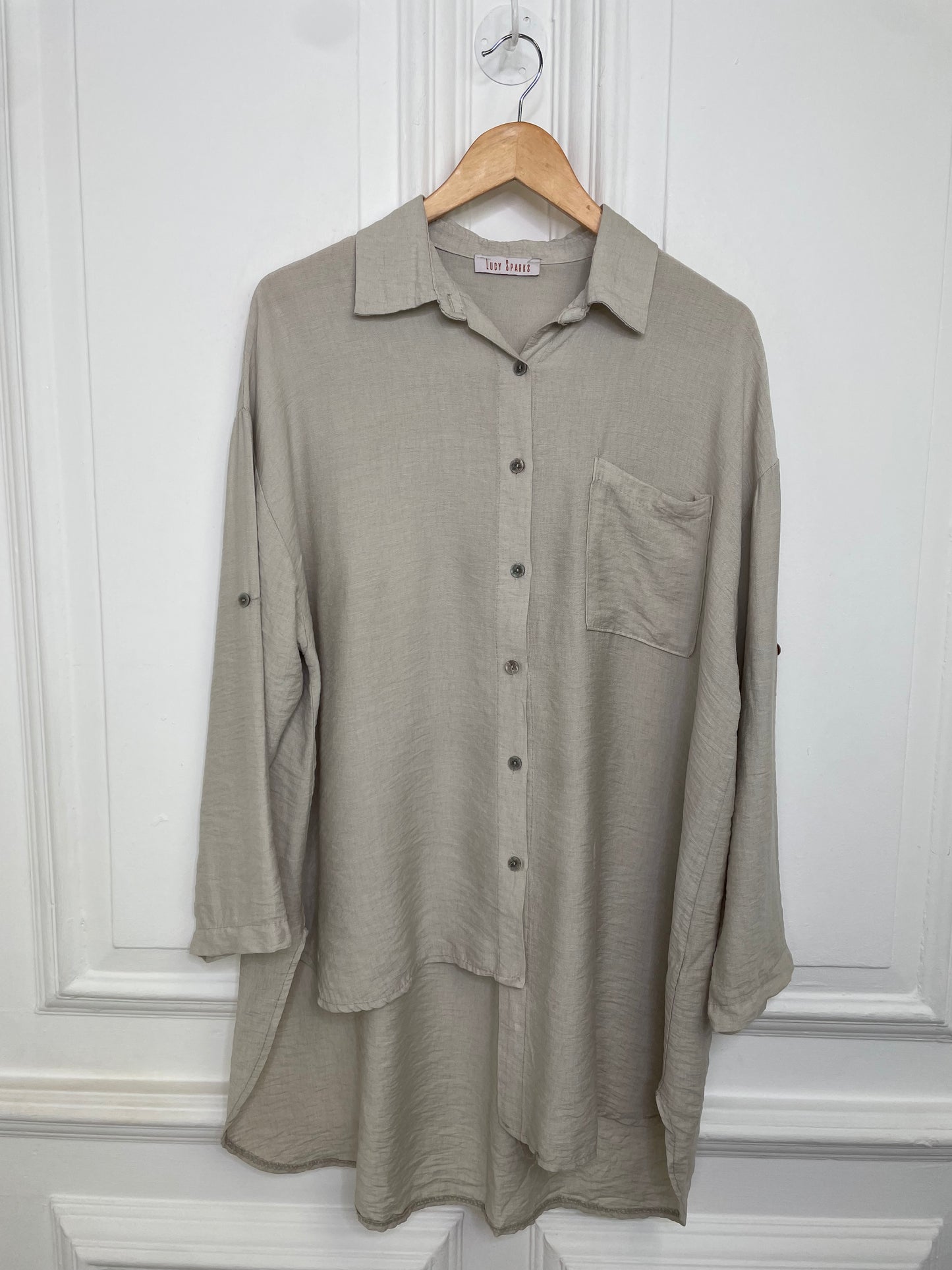 One Pocket Jigsaw Shirt - Stone