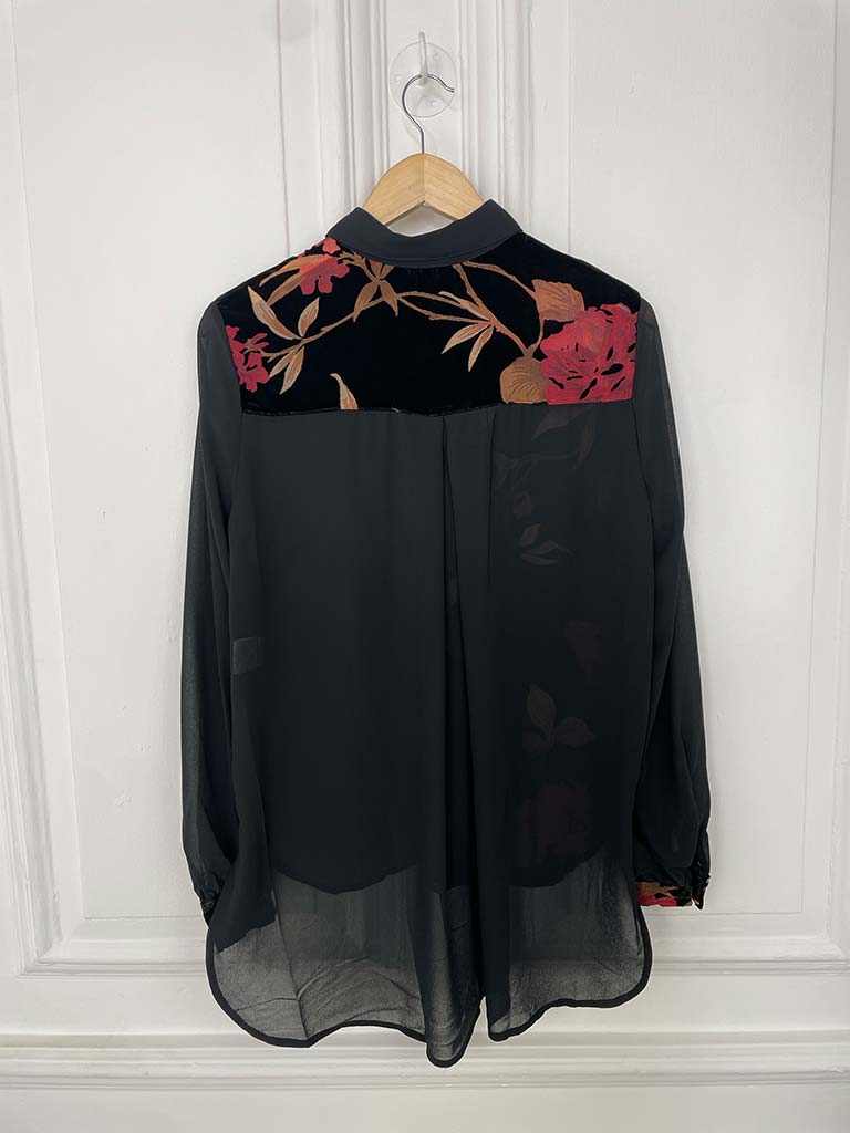 Vintage Floral Devoré Shirt