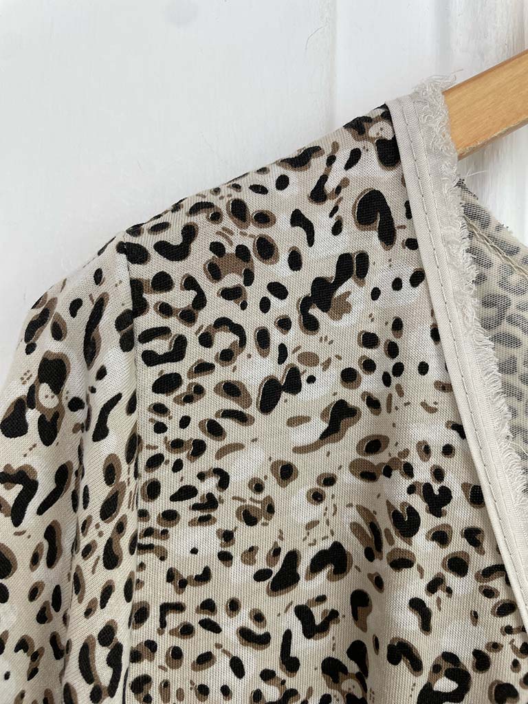 Lightweight Knitted T-Shirt - Tan