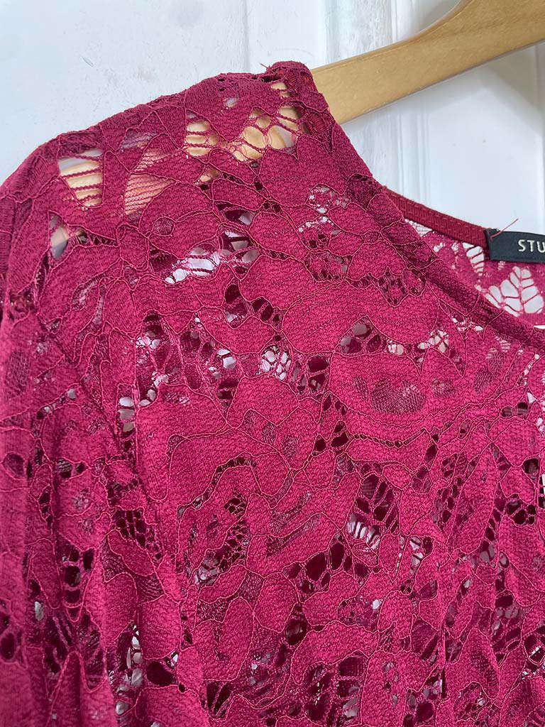 Lace Layering Top - Ruby