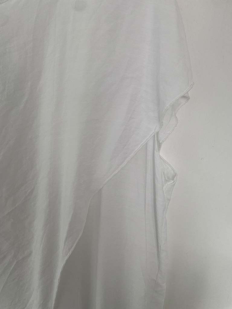 Drape Cross Over Co-ord - White