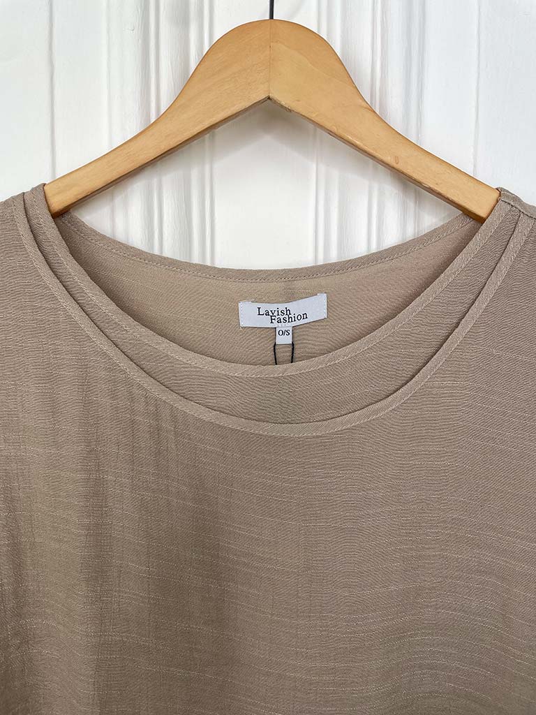 Boho Palazzo Co-ord - Latte